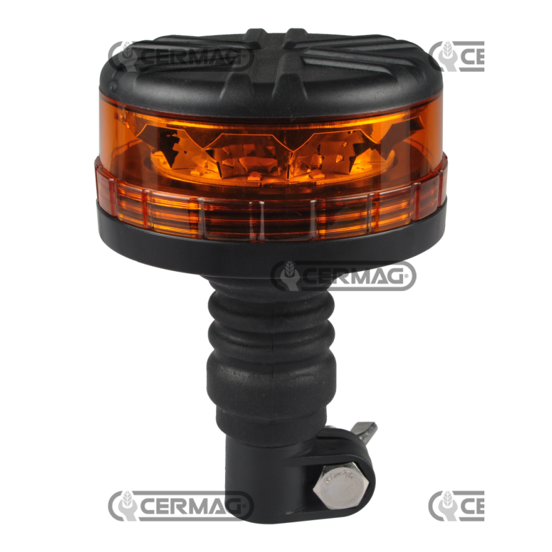 Girofaro a LED ad asta flesibile 12-24V Altezza 150 mm Diametro 109.3 mm COMPATIBILE - 95120