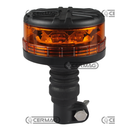 Girofaro a LED ad asta flesibile 12-24V Altezza 150 mm Diametro 109.3 mm COMPATIBILE - 95120 | NewgardenAgri.com