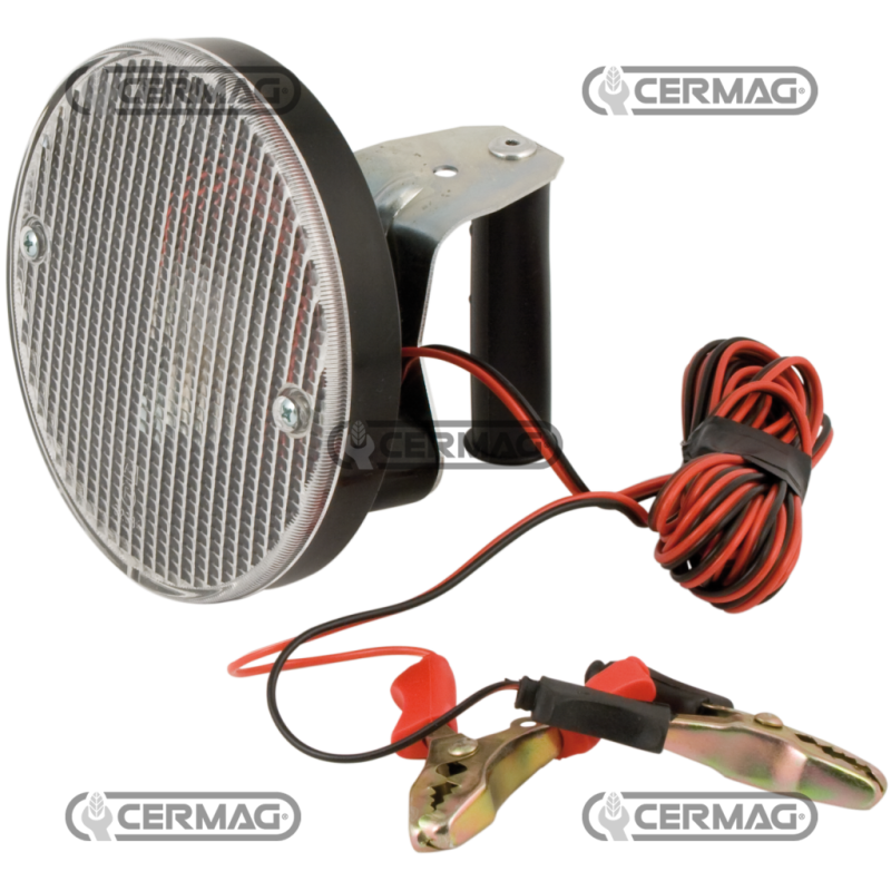 LUZ DE EMERGENCIA 12 V COMPLETA CON LÁMPARA Y PINZAS DE TOMA COMPATIBLES - 35526