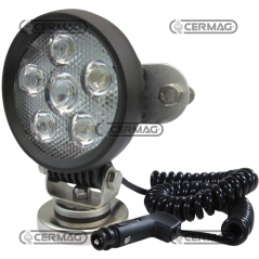 Einstellbare LED-Arbeitsleuchte mit Spiralkabel KOMPATIBEL - 36502 | NewgardenAgri.com