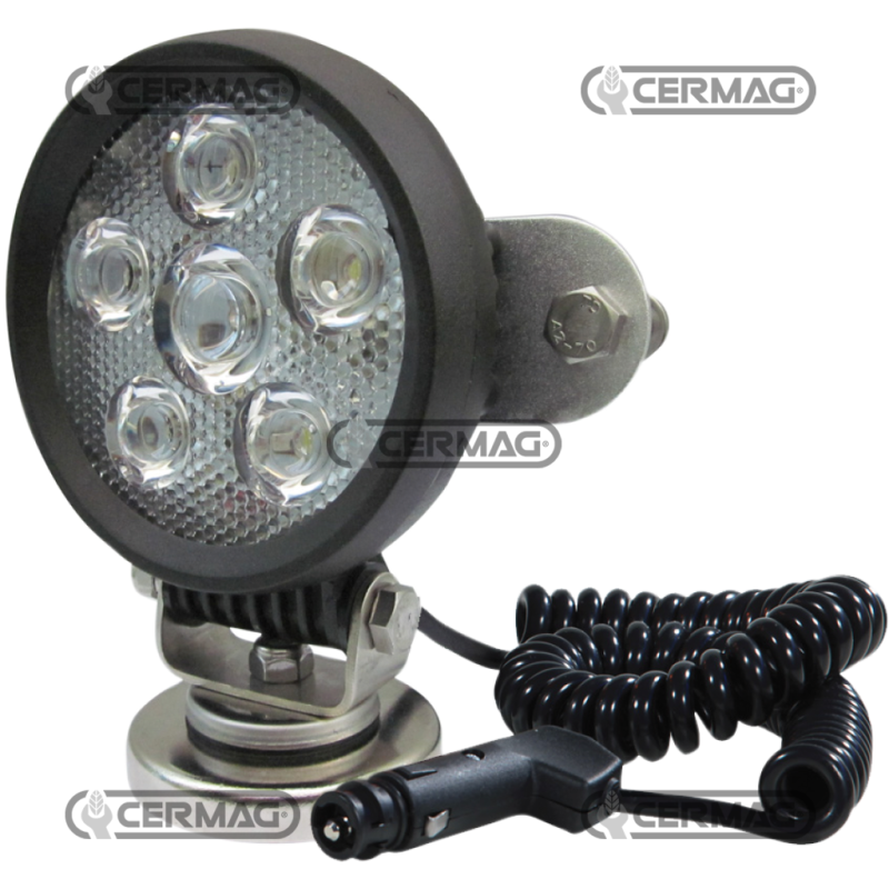 Lampe de travail LED orientable avec câble spiralé COMPATIBLE - 36502