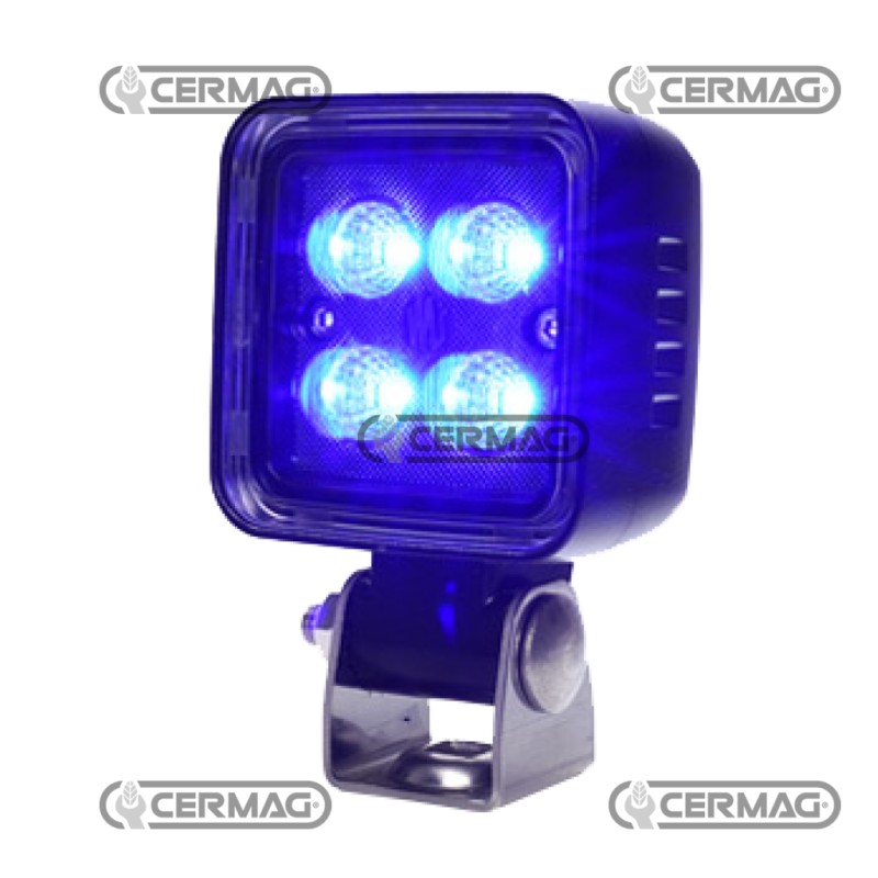 Projecteur de travail LED 12/70V BLEU Lumen 2700 lm - 4 LED COMPATIBLES - 37177