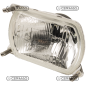 RECESSED LIGHT UNIT WITH LAMP HOLDER FOR CNH (SX) COMPATIBLE - 36653