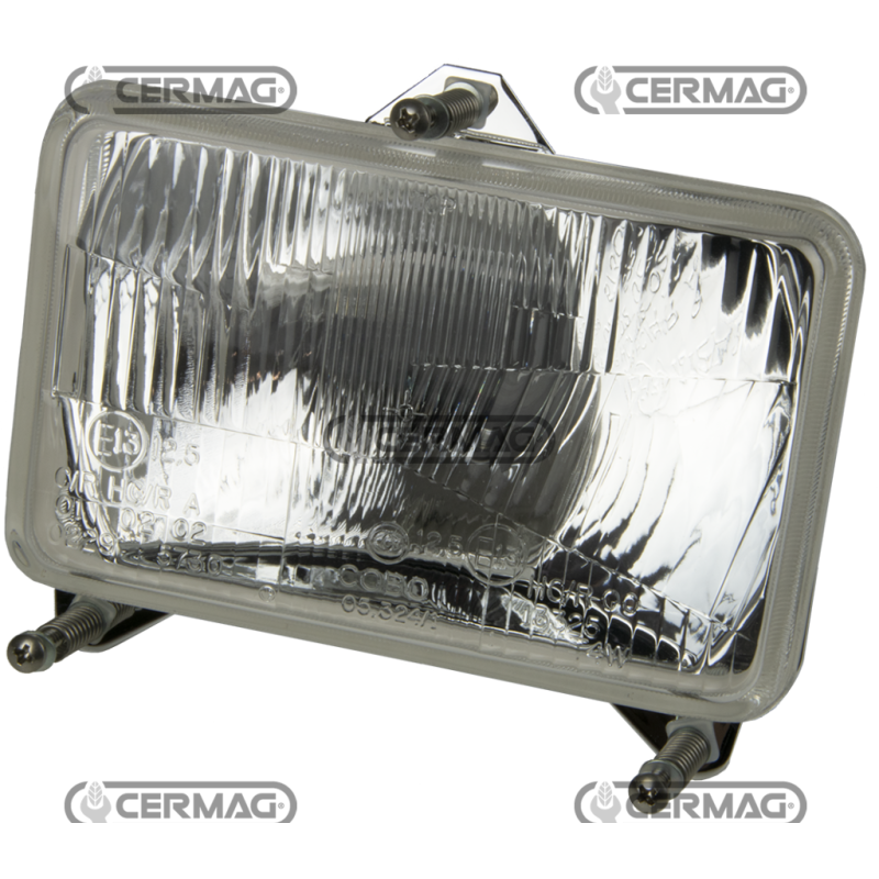Faro asimétrico con 2 luces integradas. FUNDA COMPATIBLE NH - 36946