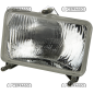 Faro asimétrico con 2 luces integradas. FUNDA COMPATIBLE NH - 36946
