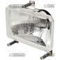 PHARE HALOGÈNE COMPATIBLE AVEC 2 LUMIÈRES - 36494
