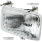 FANALE ANTERIORE ASIMMETRICO A 2 LUCI PER SAME - DEUTZ - FIAT COMPATIBILE - 36558