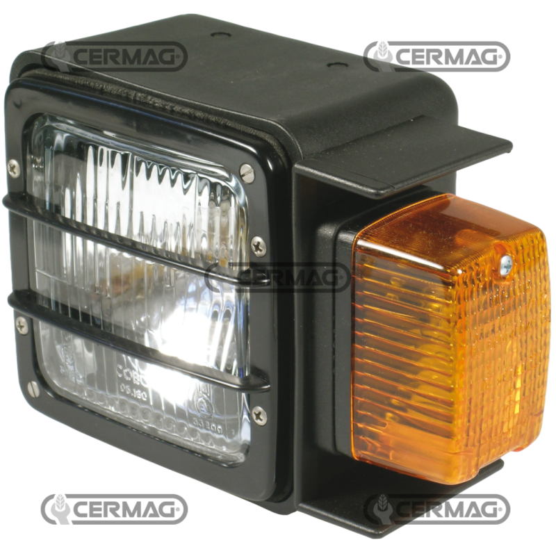 PHARE ASYMÉTRIQUE AVEC CLIGNOTANT COMPATIBLE - 35310