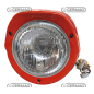 Phare EN TÔLE série DIAMANT/OR Côté Droit COMPATIBLE - 37192