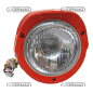 Headlight IN SHEET METAL DIAMOND/GOLD series Left Side COMPATIBLE - 37193