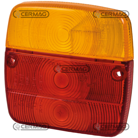 RECHTES UND LINKES GLAS (ROT-ORANGE) KOMPATIBEL - 35279 | NewgardenAgri.com