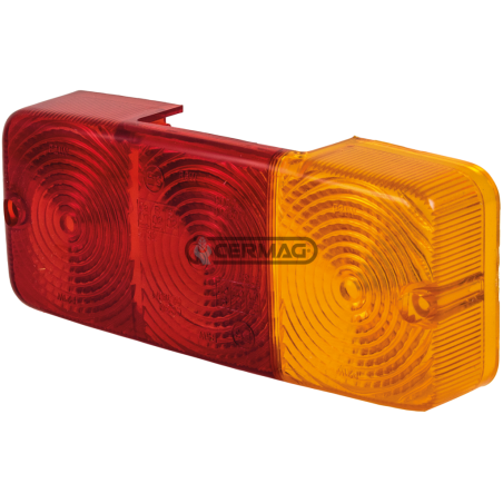 HECKSCHEIBE RECHTS UND LINKS (ROT-ORANGE) KOMPATIBEL - 36049 | NewgardenAgri.com