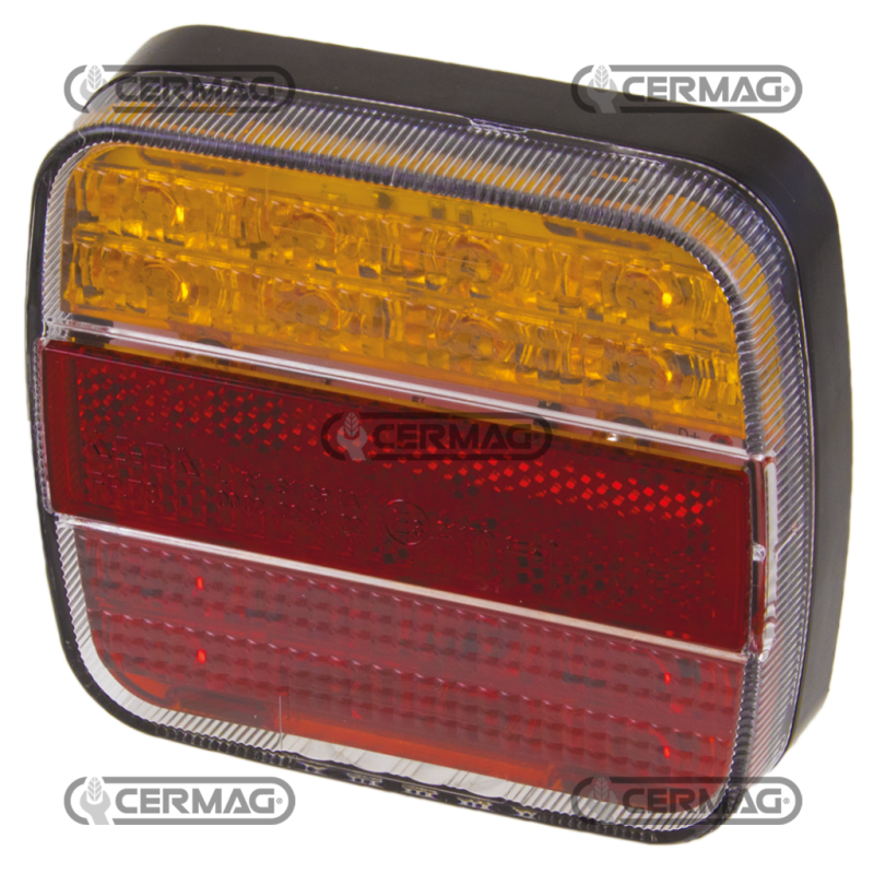 FANALE POSTERIORE A 4 FUNZIONI 12/24V LED COMPATIBILE - 36761