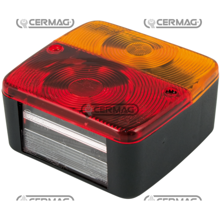 Rear light with license plate light COMPATIBLE - 35117 | NewgardenAgri.com