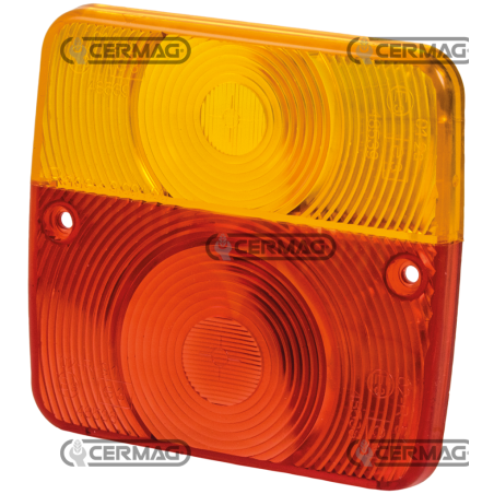 RECHTES UND LINKES GLAS (ROT-ORANGE) KOMPATIBEL - 35118 | NewgardenAgri.com