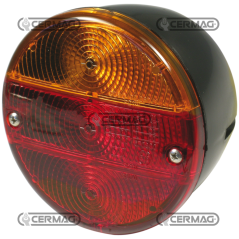 REAR LIGHT - Ø 116 mm FOR TRAILERS AND VARIOUS APPLICATIONS COMPATIBLE - 35114 | NewgardenAgri.com