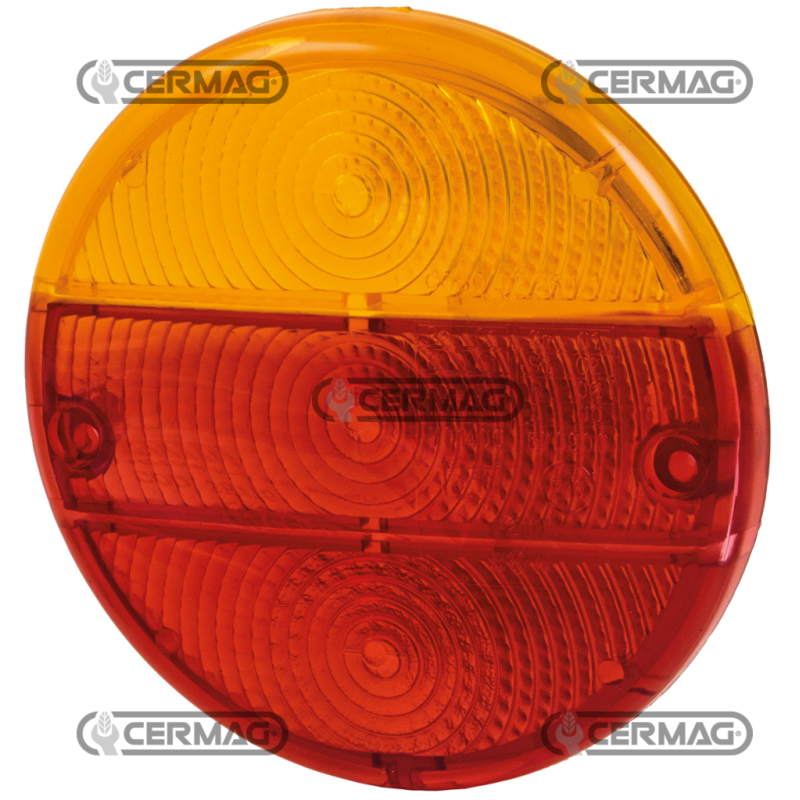RIGHT AND LEFT GLASS (RED-ORANGE) COMPATIBLE - 35115
