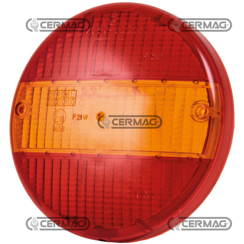 VITRE DROITE ET GAUCHE (ROUGE-ORANGE) COMPATIBLE - 36486
