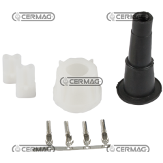 WHITE AUXILIARY CONNECTOR KIT FOR ART. 36412-36413 COMPATIBLE - 36453 | NewgardenAgri.com