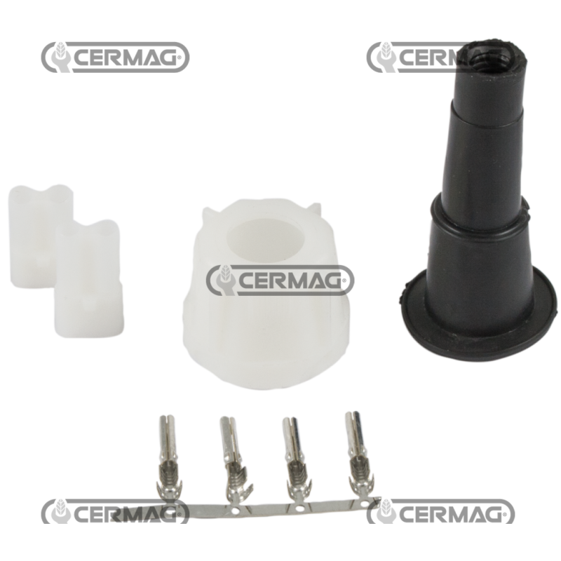 WHITE AUXILIARY CONNECTOR KIT FOR ART. 36412-36413 COMPATIBLE - 36453