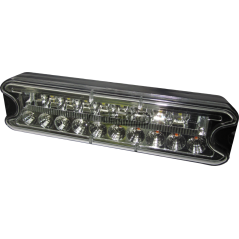 FANALE POSTERIORE A 4 FUNZIONI INCOLORE FULL LED COMPATIBILE - 36442 | NewgardenAgri.com