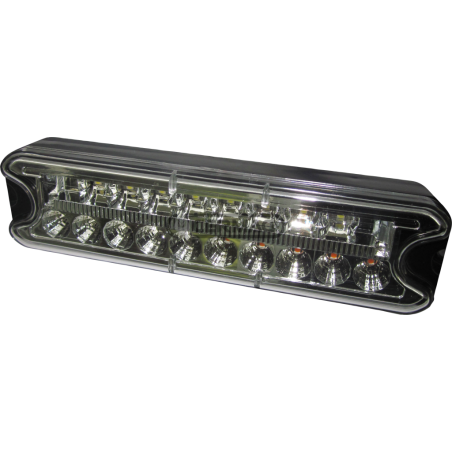 FEU ARRIÈRE INCOLORE FULL LED COMPATIBLE 4 FONCTIONS - 36442 | NewgardenAgri.com