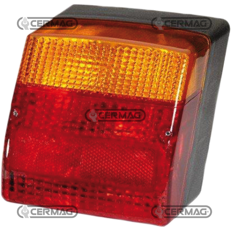 FANALE COMBINATO POSTERIORE CON LUCE TARGA SUL SINISTRO, CON LAMPADINE COMPATIBILE - 36344