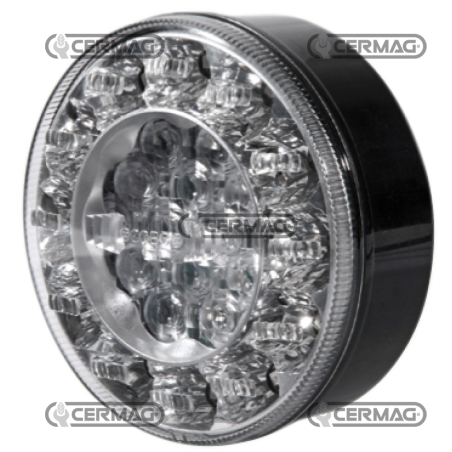 LED REAR LIGHT - Ø 105 mm THREE FUNCTIONS COMPATIBLE - 36397 | NewgardenAgri.com