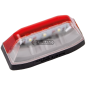luce ingombro bianco/rosso LED 12V - 24V COMPATIBILE - 37045