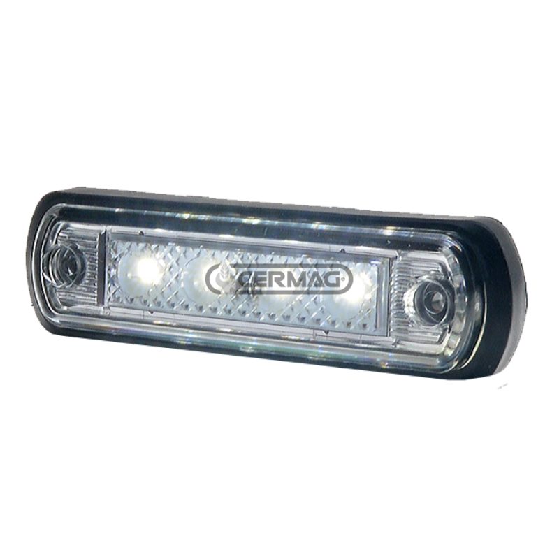 Feu d'encombrement LED 12/24V BLANC COMPATIBLE - 37182