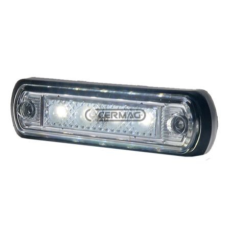 luce d'ingombro LED 12/24V BIANCO COMPATIBILE - 37182 | NewgardenAgri.com