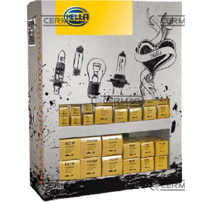 Assortimento di lampadine HELLA 12V COMPATIBILE - 916657