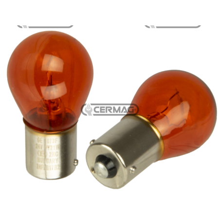 1 bombilla Voltaje 24 V Potencia 21 W Conexión BAU15S COMPATIBLE - 36662 | NewgardenAgri.com