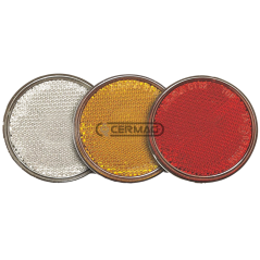 Runder Klebereflektor Durchmesser 60 mm Farbe Weiß KOMPATIBEL - 35556 | NewgardenAgri.com