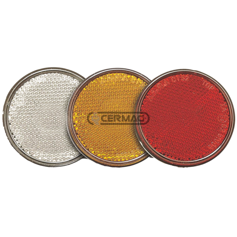 Reflector adhesivo redondo Diámetro 60 mm Color Blanco COMPATIBLE - 35556