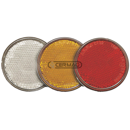 Reflector adhesivo redondo Diámetro 60 mm Color Blanco COMPATIBLE - 35556 | NewgardenAgri.com