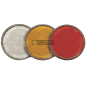 Catadiottro rotondo adesivo Diametro 60 mm Colore Arancio COMPATIBILE - 35558