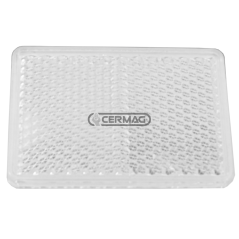 Catadiottro rettangolare adesivo Dimensioni 57x39 mm Colore Bianco COMPATIBILE - 35559 | NewgardenAgri.com