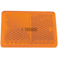 Catadiottro rettangolare adesivo Dimensioni 105x48 mm Colore Arancio COMPATIBILE - 35564 | NewgardenAgri.com