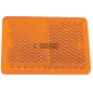 Reflector rectangular adhesivo Dimensiones 105x48 mm Color Naranja COMPATIBLE - 35564