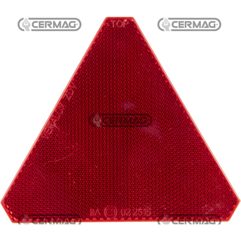 Catadióptrico triangular Dimensiones 136x117 mm Fijación Adhesivo COMPATIBLE - 36994