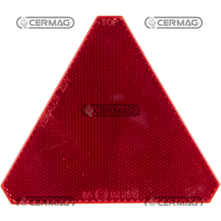 Triangular reflex reflector Dimensions 136x117 mm Fixing Adhesive COMPATIBLE - 36994 | NewgardenAgri.com
