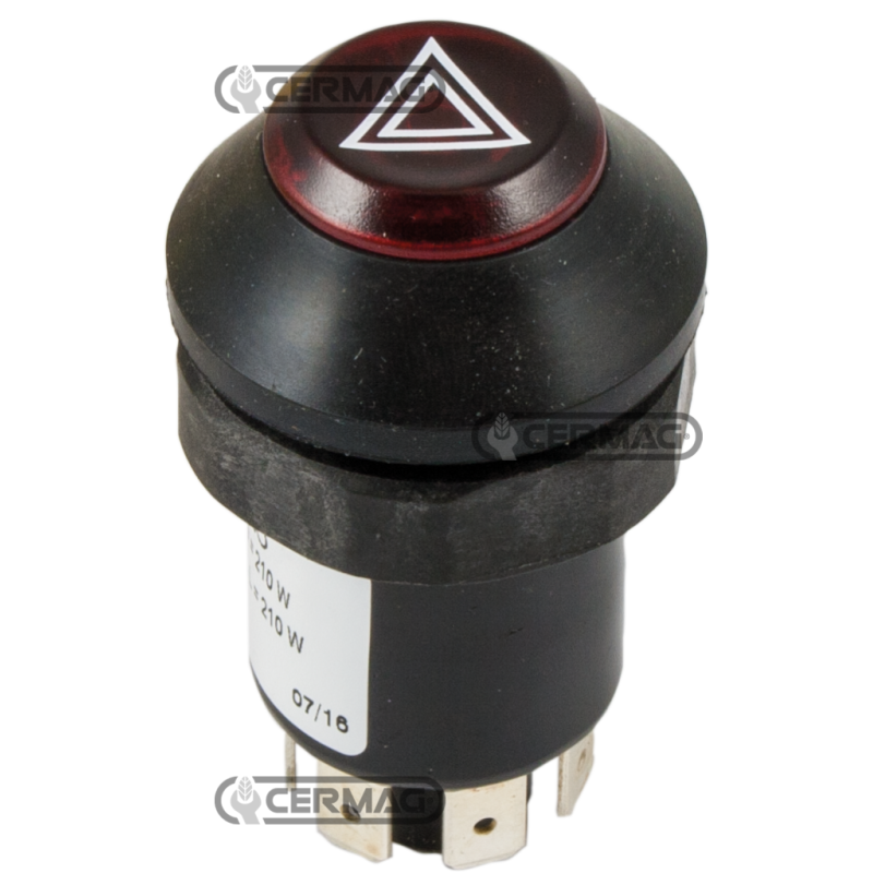 Pulsador con símbolo de emergencia COMPATIBLE - 36086