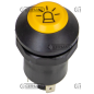Button with rotating lamp symbol COMPATIBLE - 37082