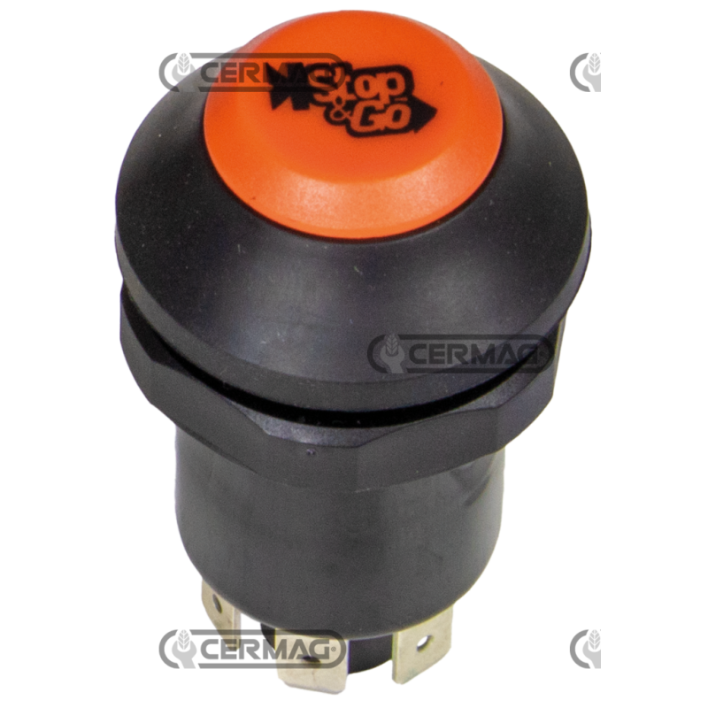 Button with stop & go symbol COMPATIBLE - 37084