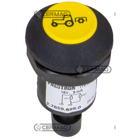 Botón con símbolo PDF COMPATIBLE - 37057 | NewgardenAgri.com