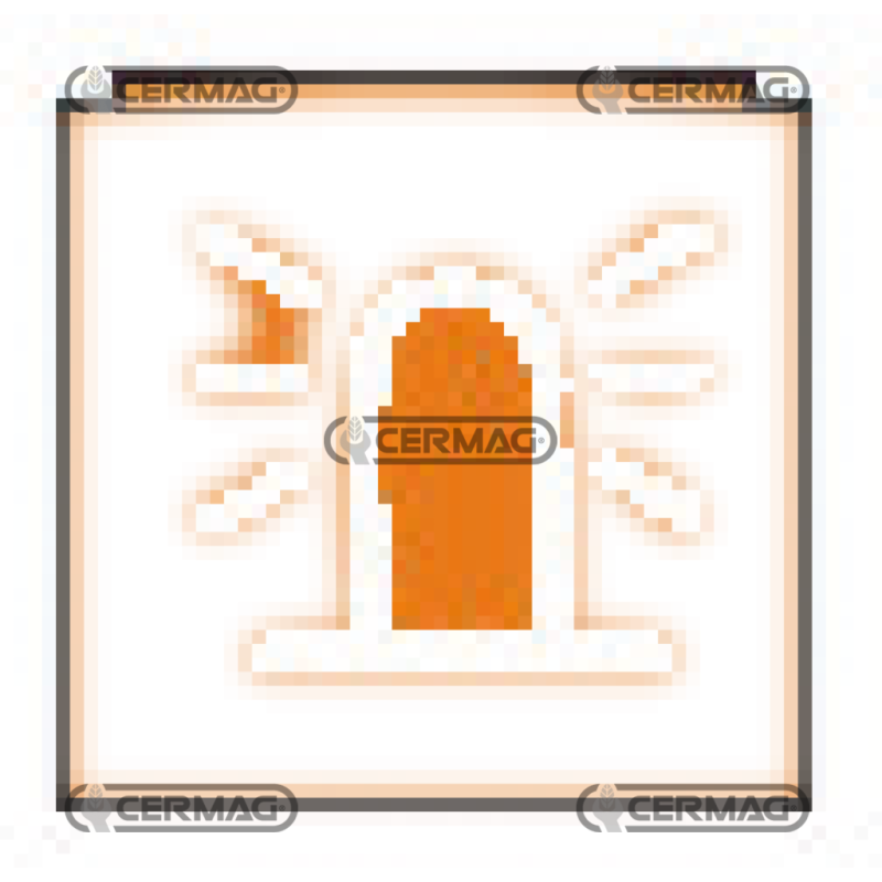 Symbole de lampe rotative verticale COMPATIBLE - 36084