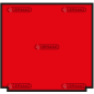 Symbole neutre rouge COMPATIBLE - 36668