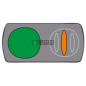 Symbole neutre vert COMPATIBLE - 36691