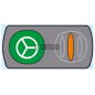 COMPATIBLE differential lock symbol - 36697
